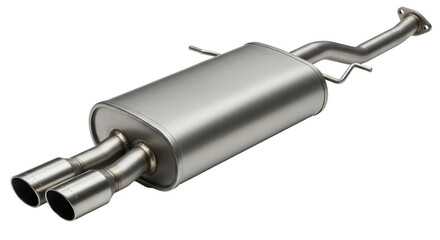 Isolated Car Muffler