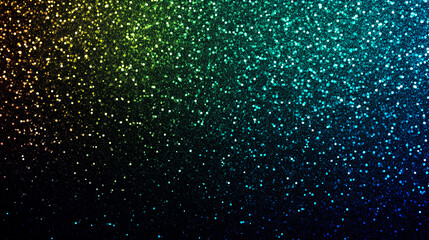 Dark grainy background, green blue black abstract noise texture, vibrant color flow, banner poster header backdrop design, copy space 