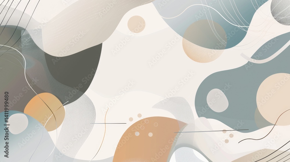 Poster abstract white geometric shapes with sharp edges and shadows. modern design and architecture concept