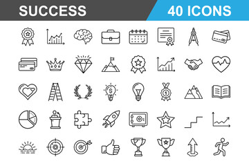 success icon bundle pack
