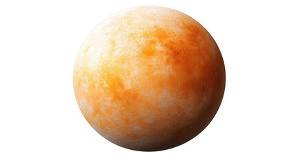 Fototapeta premium Vibrant orange sphere, a closeup exploration of texture and color closeup