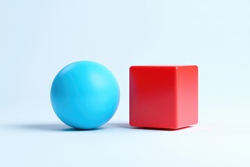 Conceptual 3D illustration of abstract groups for social experiment and statistics, showing contrast and control. AI generated image.