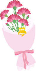 Mother's Day Carnation Flower Bouquet