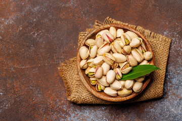 Fresh pistachios, showcasing their vibrant green color and unique texture