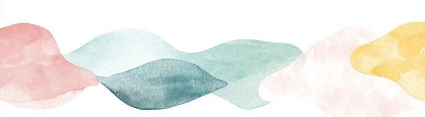 Abstract Watercolor Flow