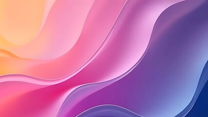 Abstract Pink, Purple, and Orange Wave Background