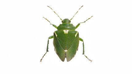 Naklejka premium a green beetle on a transparent background, PNG image, PNG file, Generative art.
