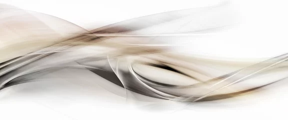 Gordijnen Abstract delikatna fala abstrakcja grafika do kuchni  © pajaro