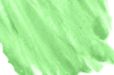 Abstract green background in watercolor style
