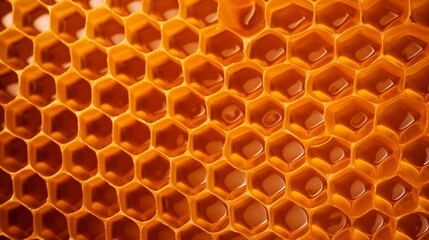 bees work on honeycomb seamless texture of honeycomb background