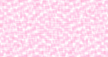 Abstract Pastel Pink Seamless Pattern. Creative Design With Chaotic Pink and White Brush Spots. Artistic Repeatable Print Made Of Messy Pixels. Abstract Painting-like Girly Pattern.