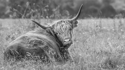 Curious Highland Cow