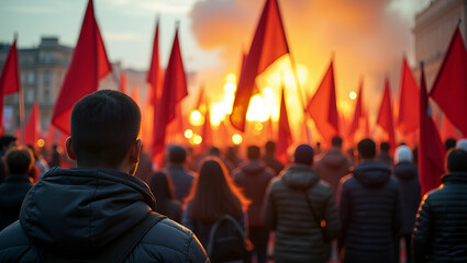 Refined International Workers� Day Visuals: Dignified Portraits, Iconic Protests & Culturally Rich Stock Images for Editorial Campaigns - Photo Stock Concept