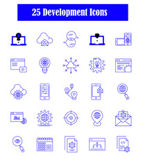 Human Resources line editable icon set. It consists of HR, human resources, recruitment, employment, business, office, company, and management. Vector illustration 