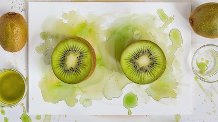 Microscopic algae spores concentric patterns