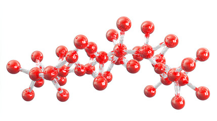 Molecule: Trimethylamine. Molecular structure. Formula: C3H9N. Chemical model: Ball and stick. White background