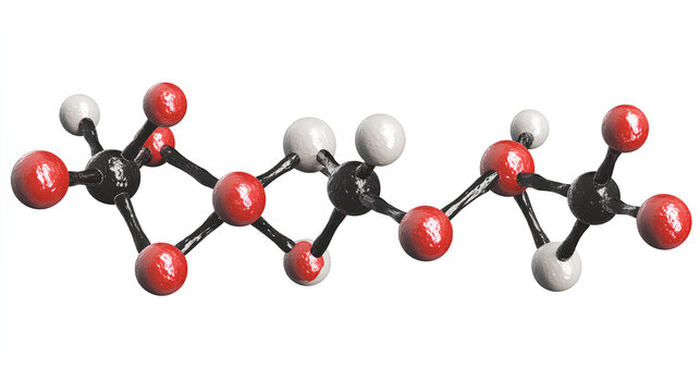 Molecule: Trimethylamine. Molecular structure. Formula: C3H9N. Chemical model: Ball and stick. White background