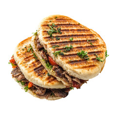 Panini sandwich isolated