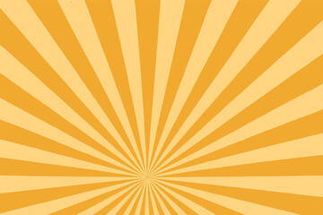 Retro sunburst rays background design for posters and cards
