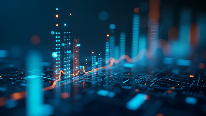 Obraz premium Analyzing Advertising Trends: Real-Time Data Analytics & Social Media Monitoring for Digital Campaign Success