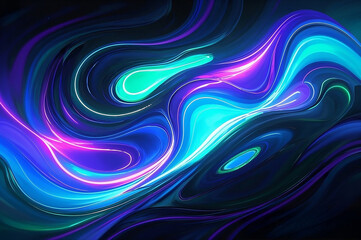 Dynamic abstract swirls with glowing edges and smooth shapes under cinematic lighting. Perfect for backgrounds