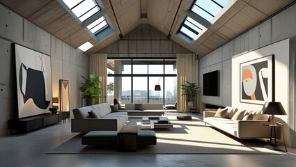 interior of a modern house
