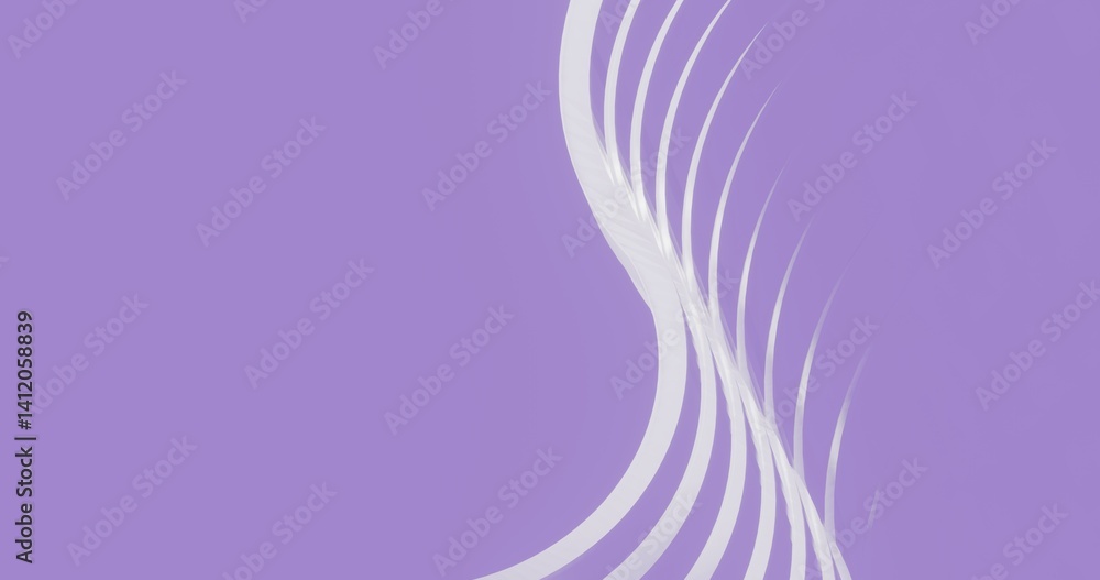 Poster abstract curve waves background 3d render