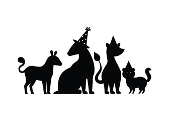 -a-party-animals-silhuette-vector-art-illustriton-.eps