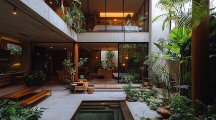 Luxurious Modern Tropical Home Interior