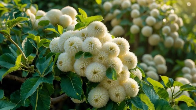 Detailed view of fruits on a plant.