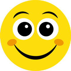 smiley face with smile