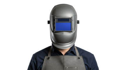 Isolated Welder Mask