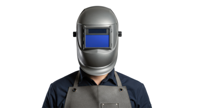 Isolated Welder Mask