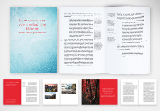 Clean Book Design with Color Highlights