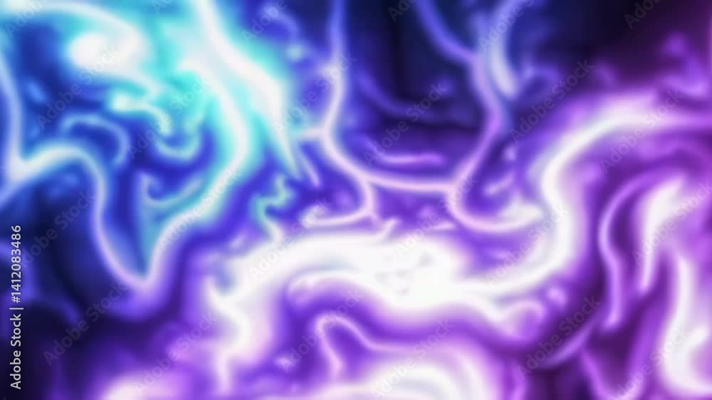 Poster mesmerizing neon fluid dynamics: vibrant abstract swirling patterns in motion