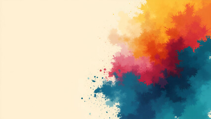 Obraz premium Diversity and Inclusion Art: Vibrant Cultural Convergence Visual for Professional Settings - Sleek Design with Empty Space for Text, Celebrating Global Inclusivity