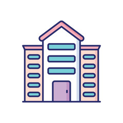 Residential  Vector icon