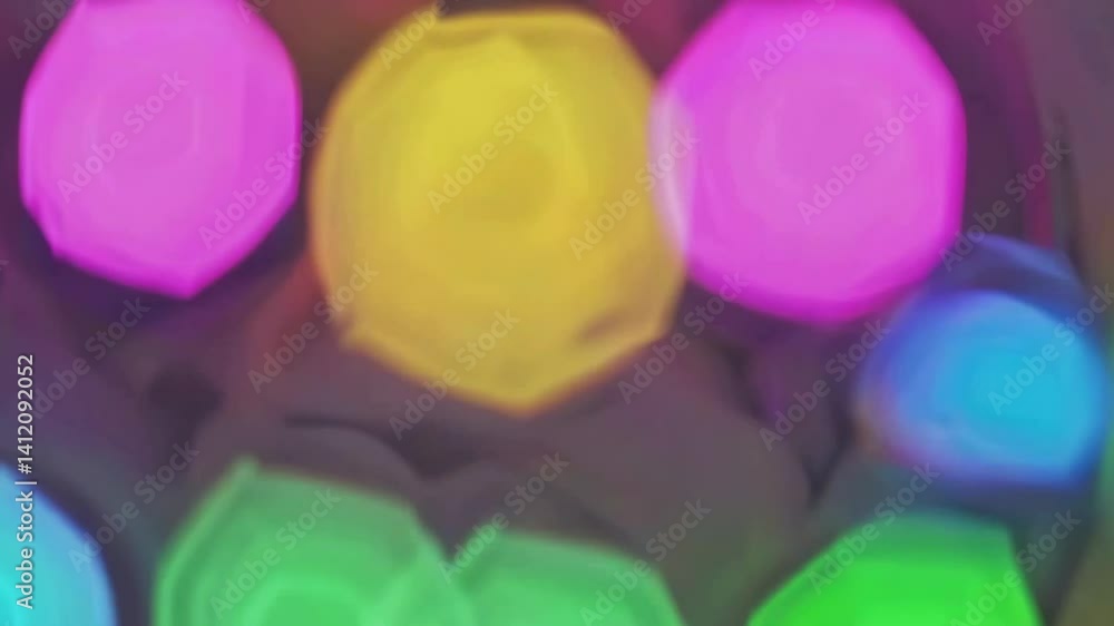 Poster dynamic neon lights blur: mesmerizing color transitions and vibrant movement