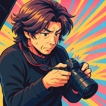 autoportrait photographe  ia