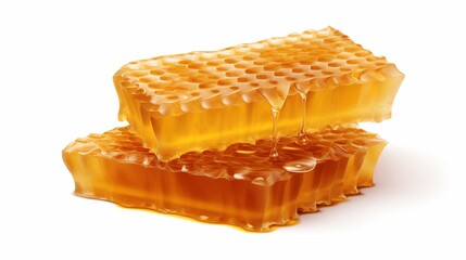 honeycomb isolated on white