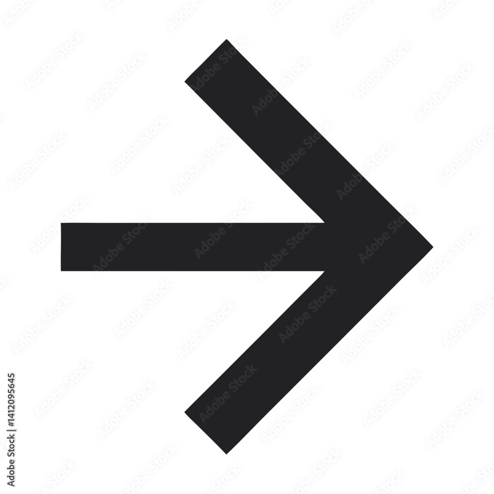 Poster black 3d arrow icon pointing up in origami style for business and web design