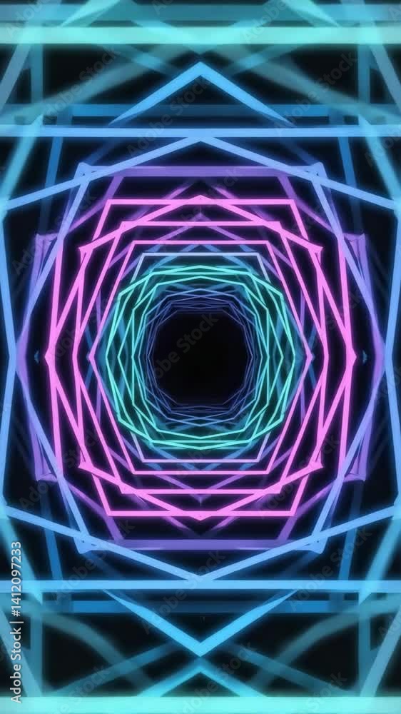 Poster abstract fractal background