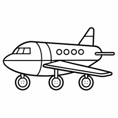 airplane isolated on white background