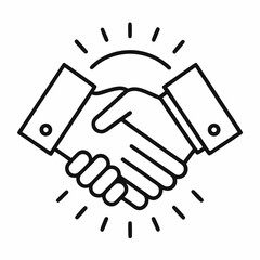 hand shake hand