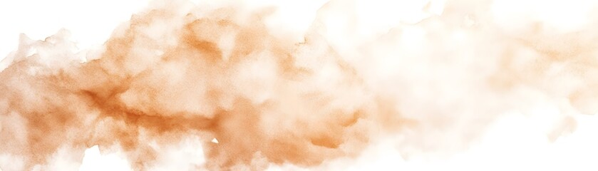 A soft, abstract watercolor wash of pale peach and beige hues.