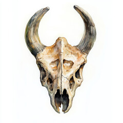 Illustration of skull makes you feel so impressive, beautiful boho style piece