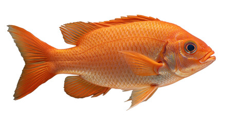 Isolated orange fish
