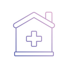 Obraz premium Nursing Home Vector icon
