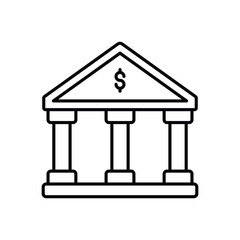 Bank Vector icon