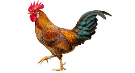 Isolated Rooster